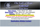 The OLOH Volleyball Team Store is Open